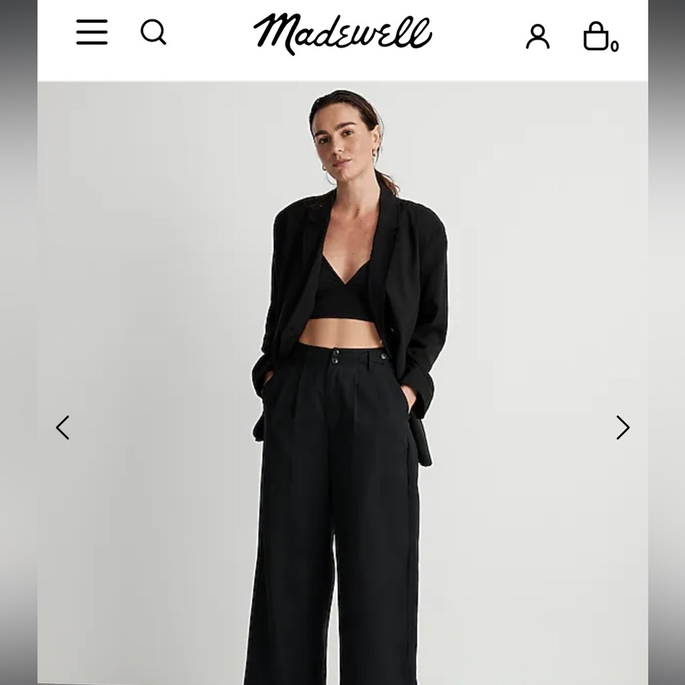 Madewell Relaxed Blazer in SoftDrape- NWT